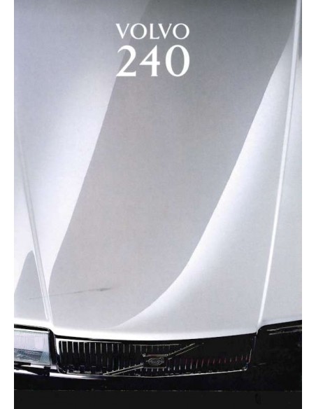 1993 VOLVO 240 BROCHURE NEDERLANDS