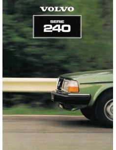 1985 VOLVO 240 SERIE PROSPEKT NIEDERLÄNDISCH