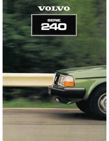 1981 VOLVO 240 SERIES BROCHURE DUTCH