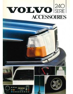 1982 VOLVO 240 SERIE ACCESSOIRES BROCHURE NEDERLANDS