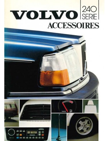 1982 VOLVO 240 SERIE ACCESSOIRES BROCHURE NEDERLANDS