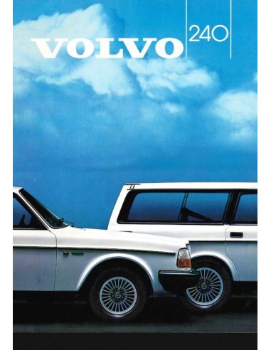 1984 VOLVO 240 BROCHURE NEDERLANDS