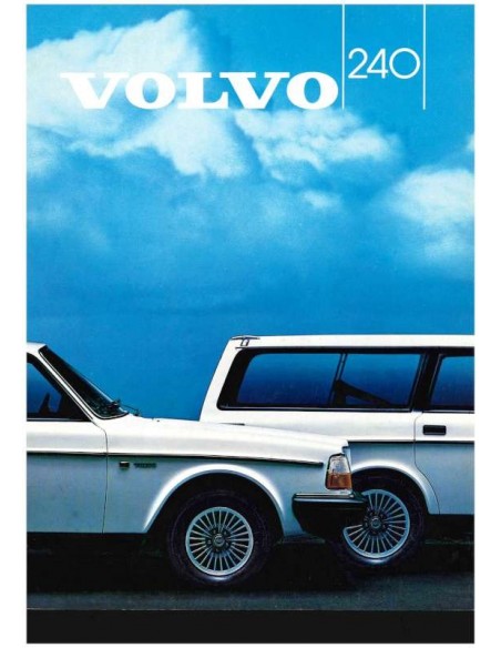 1984 VOLVO 240 BROCHURE DUTCH