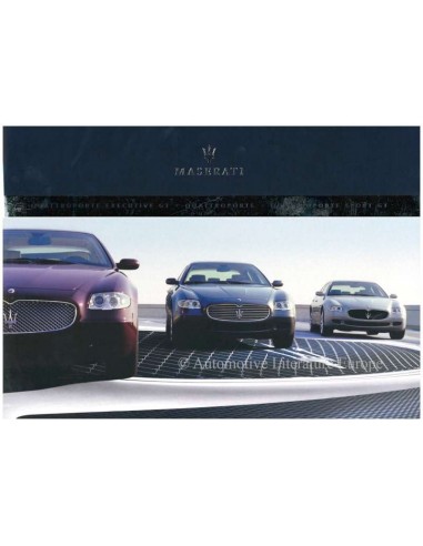 2005 MASERATI QUATTROPORTE V EXECUTEIVE + SPORT GT BROCHURE