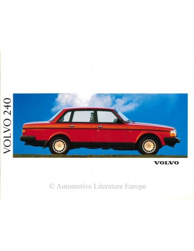 1991 VOLVO 240 BROCHURE DUTCH