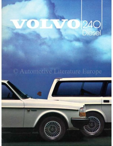 1984 VOLVO 240 BROCHURE NEDERLANDS