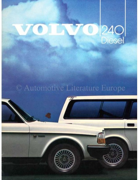 1984 VOLVO 240 BROCHURE DUTCH