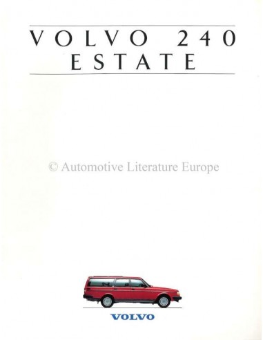 1993 VOLVO 240 ESTATE BROCHURE NEDERLANDS