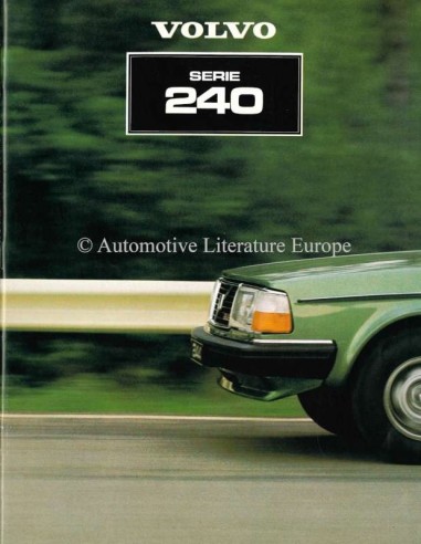 1981 VOLVO 240 SERIES BROCHURE DUTCH