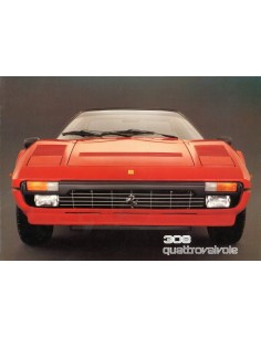 1982 FERRARI 308 QUATTROVALVOLE BROCHURE 245/82