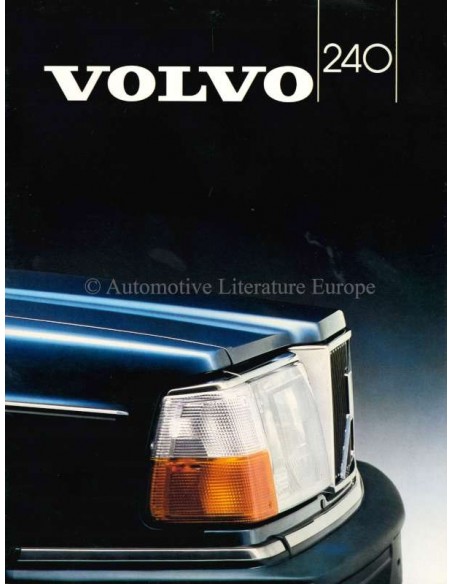 1983 VOLVO 240 PROSPEKT NIEDERLÄNDISCH