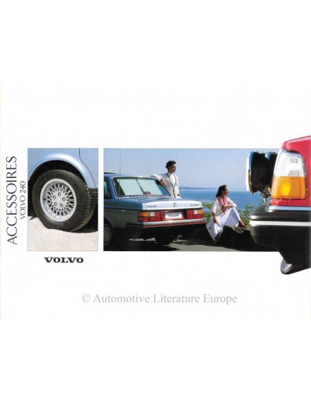 1989 VOLVO 240 SERIES ACCESSORIES BROCHURE DUTCH
