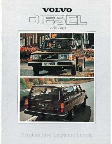 1979 VOLVO 240 DIESEL BROCHURE NEDERLANDS
