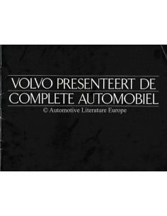 1982 VOLVO 245 TURBO BROCHURE DUTCH