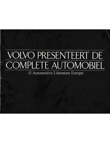 1982 VOLVO 245 TURBO BROCHURE NEDERLANDS