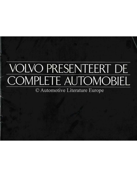 1982 VOLVO 245 TURBO BROCHURE DUTCH
