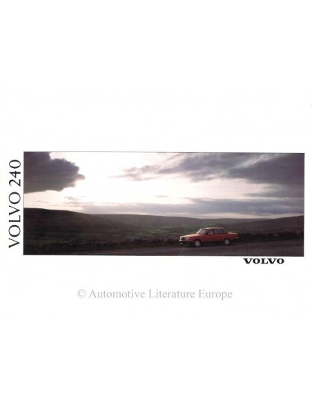 1990 VOLVO 240 BROCHURE DUTCH