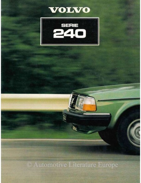 1981 VOLVO 240 SERIE BROCHURE DUITS