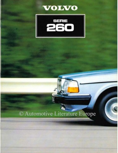 1981 VOLVO 260 SERIE PROSPEKT NIEDERLÄNDISCH