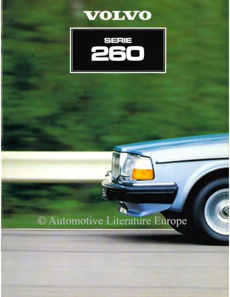 1981 VOLVO 260 SERIE BROCHURE NEDERLANDS