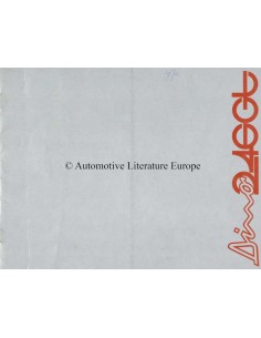 1970 FERRARI DINO 246 GT BROCHURE 41/70