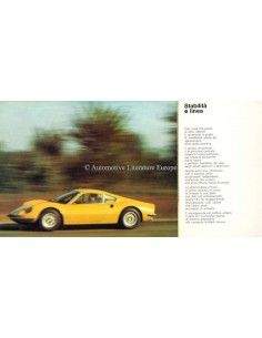 1970 FERRARI DINO 246 GT PROSPEKT 41/70 2
