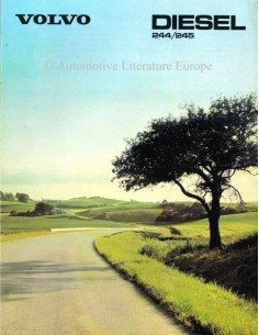 1980 VOLVO 244 / 245 DIESEL BROCHURE SWEDISH