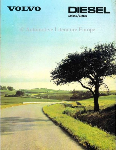 1980 VOLVO 244 / 245 DIESEL PROSPEKT SCHWEDISCH