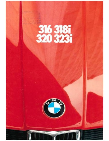 1980 BMW 3 SERIE BROCHURE DUITS
