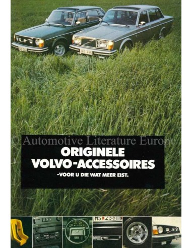 1977 VOLVO ACCESSOIRES BROCHURE NEDERLANDS