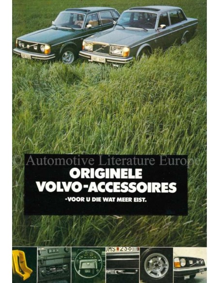 1977 VOLVO ACCESSORIES BROCHURE DUTCH