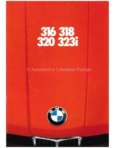 1979 BMW 3 SERIES BROCHURE GERMAN