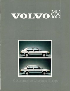 1985 VOLVO 340 / 360 BROCHURE NEDERLANDS