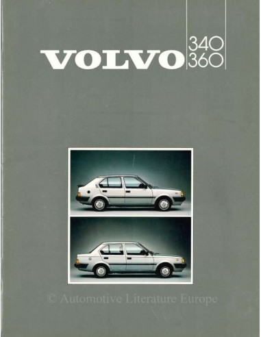 1985 VOLVO 340 / 360 BROCHURE NEDERLANDS