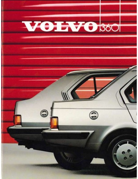 1986 VOLVO 360 BROCHURE ITALIAANS