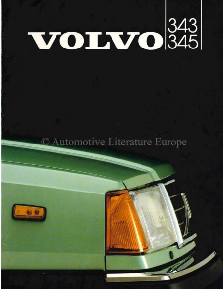 1982 VOLVO 343 / 345 PROSPEKT NIEDERLÄNDISCH