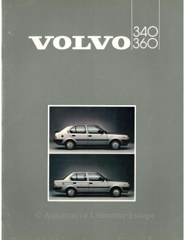 1985 VOLVO 340 / 360 PROSPEKT NIEDERLÄNDISCH