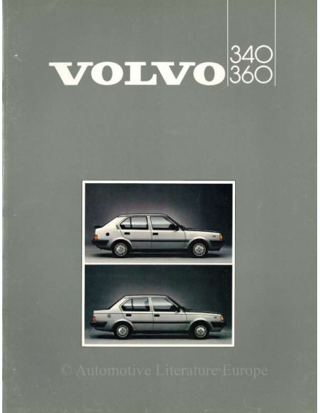 1985 VOLVO 340 / 360 BROCHURE NEDERLANDS