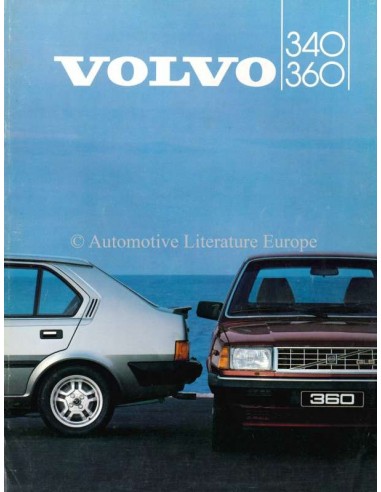1984 VOLVO 340 / 360 PROSPEKT NIEDERLÄNDISCH