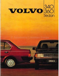 1984 VOLVO 340 / 360 PROSPEKT NIEDERLÄNDISCH