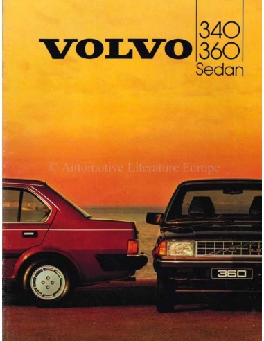 1984 VOLVO 340 / 360 PROSPEKT NIEDERLÄNDISCH