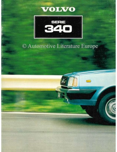 1981 VOLVO 340 BROCHURE DUTCH