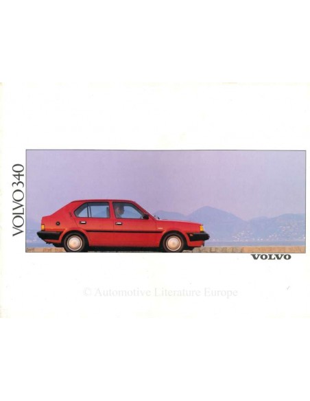 1990 VOLVO 340 BROCHURE DUTCH