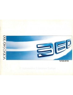 1988 VOLVO 340 / 360 BROCHURE DEENS