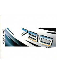 1988 VOLVO 780 BROCHURE NEDERLANDS