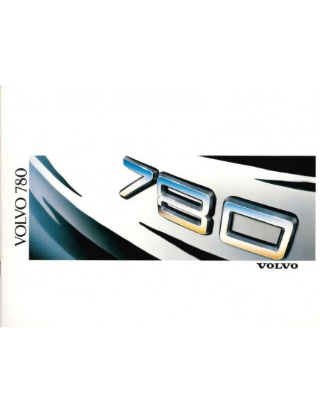 1988 VOLVO 780 BROCHURE DUTCH