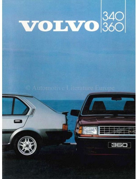 1984 VOLVO 340 / 360 BROCHURE DUTCH