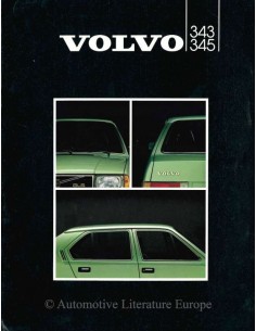 1982 VOLVO 343 / 345 BROCHURE DUTCH
