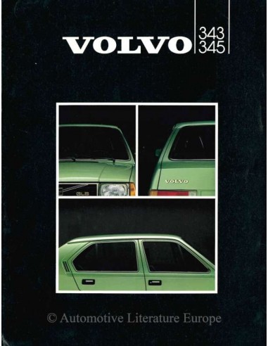 1982 VOLVO 343 / 345 BROCHURE NEDERLANDS