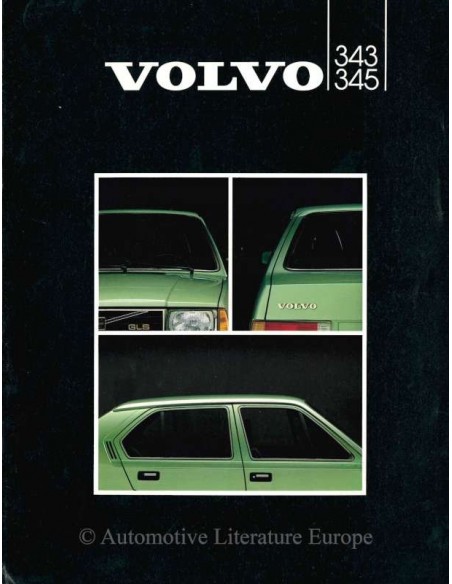 1982 VOLVO 343 / 345 PROSPEKT NIEDERLÄNDISCH